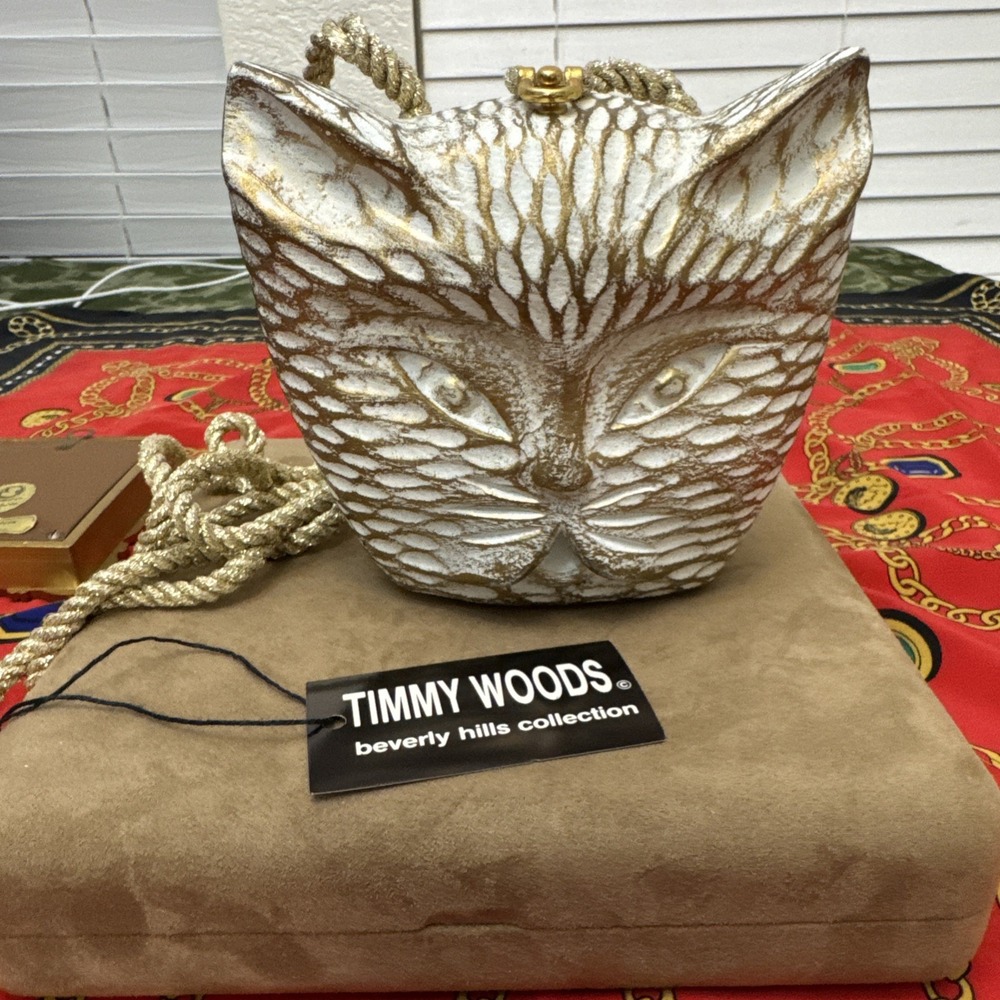 Vintage 1980 Timmy Woods Handbag Beverly Hills Collection Limited Edition Acacia